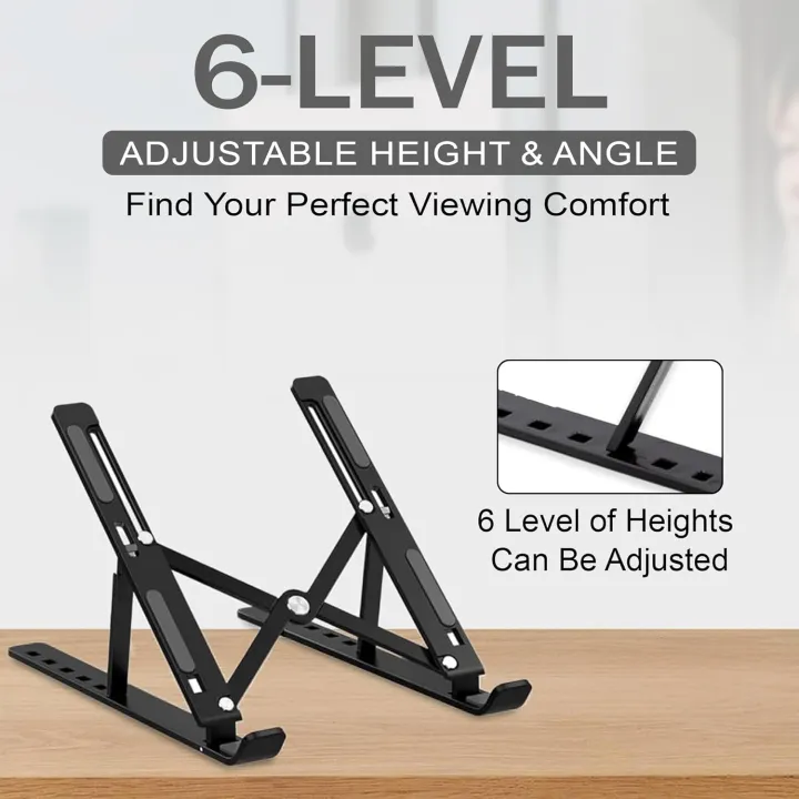 BONTEC%20Laptop%20Stand,%20Aluminium%20Multi-Angle%20Adjustable%20Laptop%20Stand,%207-Level%20Laptop%20Stand%20Compatible%20with%20All%20Laptops%20(Under%2017.3%20Inches),%20Tablet,%20MacBook,%20Dell,%20HP,%20Huawei,%20Phones%20up%20to%2020%20kg%20-%20Image%208