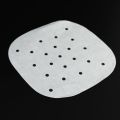 fasdaga 400 Sheets of 8 Inches Air Fryer Liner Perforated Baking Parchment Oven Steamer Non-Stick Steaming Paper. 