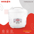 Webor 1.5L Delux Rice Cooker. 