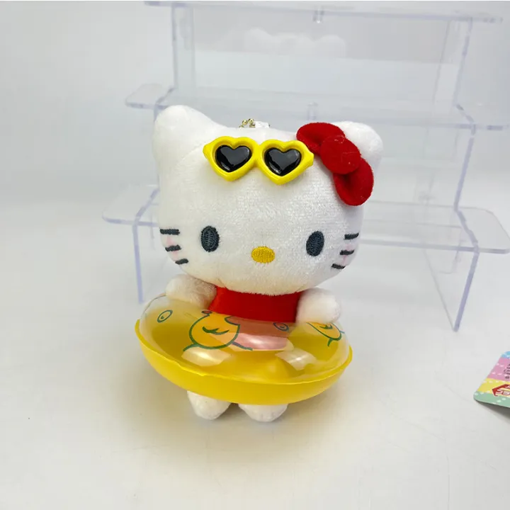 Cute%20Sanrio%20Kuromi%20Pendant%20Hello%20Kitty%20With%20Swim%20Ring%20Plush%20Stuff%20Toys%20Keychain%20Kawaii%20Accessories%20Backpack%20Hanging%20Ornament%20-%20Image%206