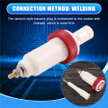 NAMUNY 2 Pairs of 4 mm Banana Jack 10Kv -30Kv High Voltage Connector Plug and Socket Power Supply Test Instrument. 