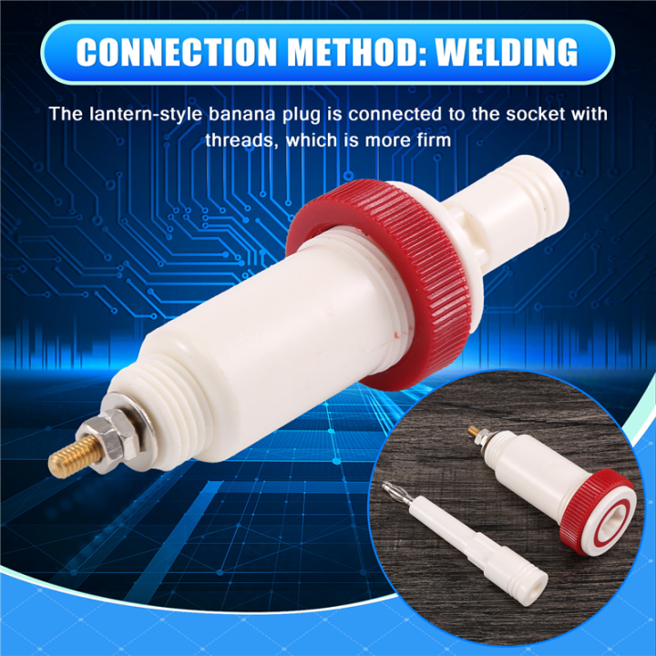 NAMUNY%202%20Pairs%20of%204%20mm%20Banana%20Jack%2010Kv%20-30Kv%20High%20Voltage%20Connector%20Plug%20and%20Socket%20Power%20Supply%20Test%20Instrument%20-%20Image%202