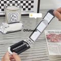 Difutagui Mirror Scalp Square Set Mirror Comb 2 Portable Mini Inch Bow Massage Original Comb With Cute Pocket Mirror Airbag Hairbrush Makeup Tool. 