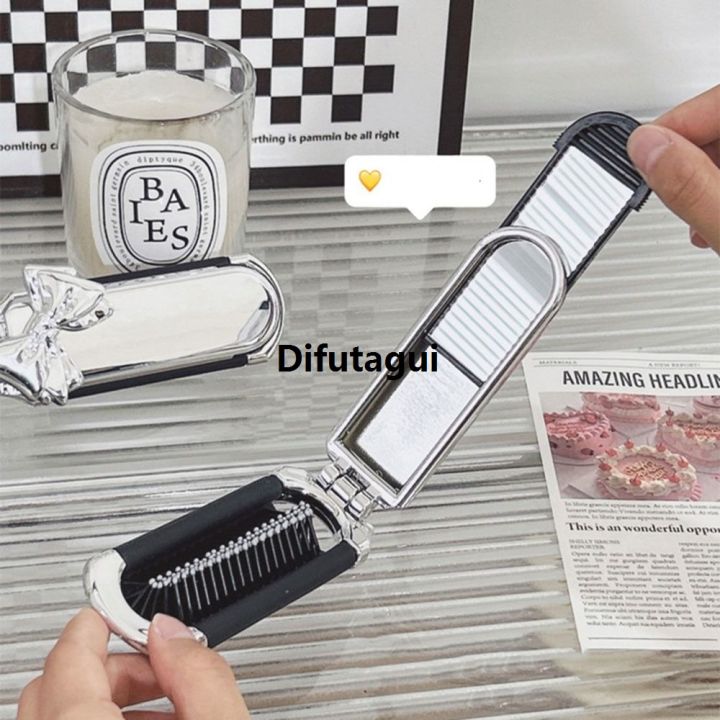 Difutagui%20Mirror%20Scalp%20Square%20Set%20Mirror%20Comb%202%20Portable%20Mini%20Inch%20Bow%20Massage%20Original%20Comb%20With%20Cute%20Pocket%20Mirror%20Airbag%20Hairbrush%20Makeup%20Tool%20-%20Image%208