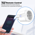 Wenefang Tuya Zigbee Smart Plug 16A/20A EU Smart Socket With Power Monitoring New Timing Function Work With Alexa GoogleHome Yandex. 