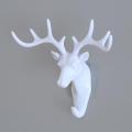 3 Pcs Wall Hanging Hook Vintage Deer Head Antlers. 