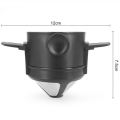 Portable Coffee Filter Reusable Funnel Tea Infuser Stainless Steel -B. 