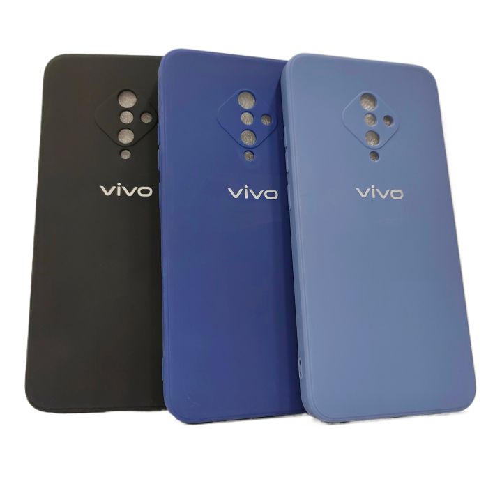 Vivo S1 Pro Silicone Soft Cover Case  - Microfiber Inside