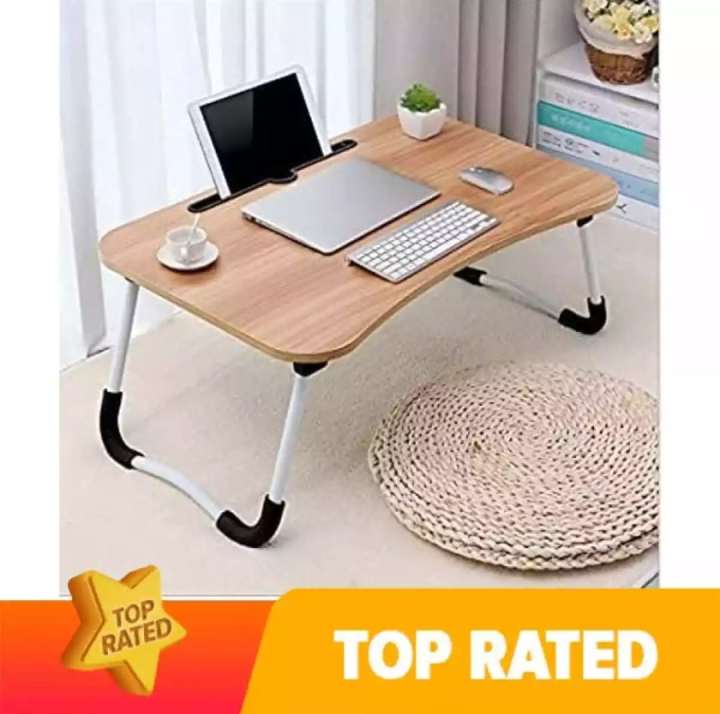 Smart%20Multi-Purpose%20Laptop%20Table%20Stand/Study%20Table/Bed%20Table/Foldable%20and%20Portable/Ergonomic%20&%20Rounded%20Edges/Non-Slip%20Legs/Engineered%20Pink/Color%20-%20Image%203