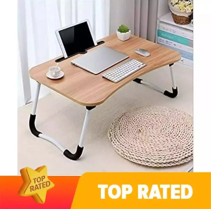 Smart%20Multi-Purpose%20Laptop%20Table%20Stand/Study%20Table/Bed%20Table/Foldable%20and%20Portable/Ergonomic%20&%20Rounded%20Edges/Non-Slip%20Legs/Engineered%20Pink/Color%20-%20Image%203