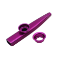 Kazoo Aluminum Alloy Metal with 25 Pcs Gifts Flute Diaphragm for Children Music-Lovers-Purple. 