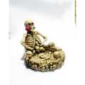 Spooky Human Skull Ashtray Decorative Skulls & Skeletons Figurines As Gothic Smoking Room Décor Gifts For Smokers Ash Tray. 