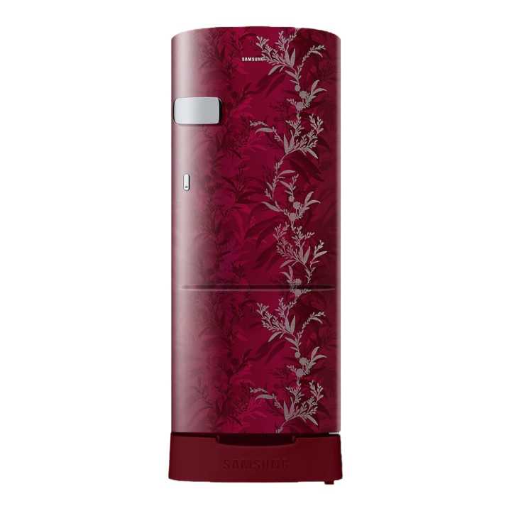 RR20C2Z226R Samsung refrigerator 192 ltr color mystic overlay red