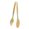 FORIDE 2X Stainless Steel Food Tongs Gold Kitchen Utensils Buffet Cooking Tools BBQ Clips Bread Steak Tong. 