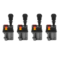 4X Proportional Control Valves with PTO Switch Dump Truck Tipper Hydraulic System Air Operated Truck. 