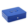 Security Lock Safe Box Key Cash Box With Money Tray Store House Metal Money Saving Organizer Slots Cash Register Drawer. 
