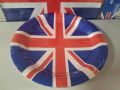 Tablecover Napkins Great Britain Royal Queens Jubilee Party Supply Union Jack British Flag Tableware Tableware Decorations. 