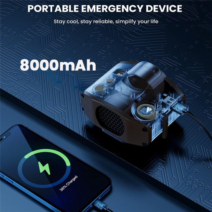 Portable%20Mini%20Waist%20Clip%20Fan,%208000mAh%20Battery%20Operated%20Hand-Free%20Wearable%20Necklace%20Fan,%20Strong%20Cooling%20Fan%20Khaki%20-%20Image%205