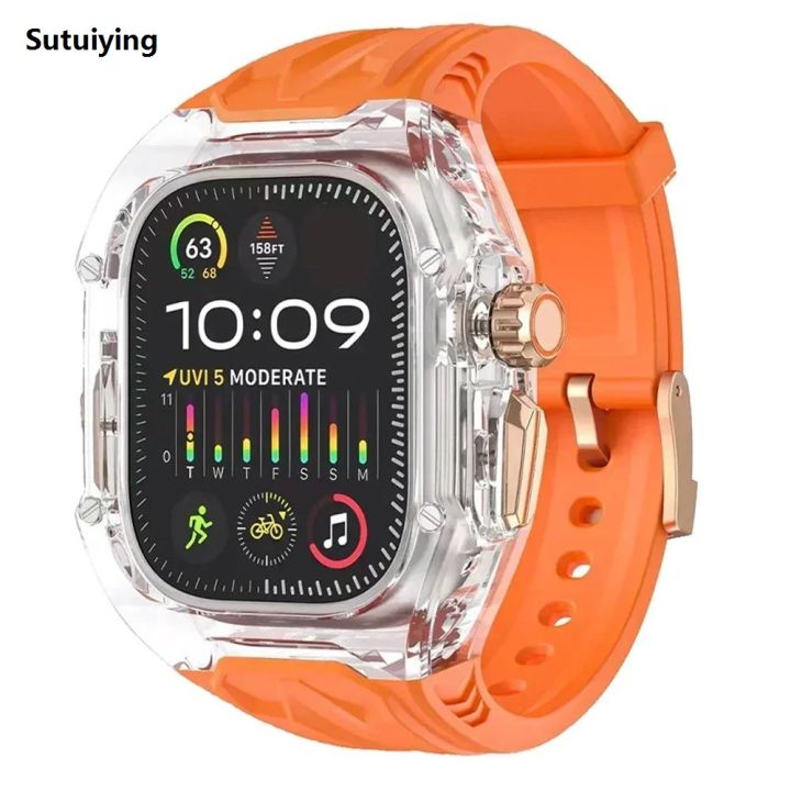 Sutuiying%20Transparent%20Modification%20Kit%20For%20Apple%20Watch%20Ultra%209%208%207%2049mm%2044mm%20%E3%80%902025%20Version%E3%80%91%2045mm%20Strap+Case%20For%20iWatch%20Series%206%205%204%20Rubber%20Band%20Refit%20Mod%20-%20Image%208