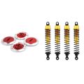 Brake Disc for RC 1/10 Car Fly Fish Truck with Assembled Spring Damper Suspension for 1/10 RC Cars. 