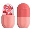 Facial Massage Silicone Ice Cube Tray New Fashion Skincare Beauty Tool Freezable Face Roller For Muscle Cold Cups Massager. 