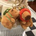 Capibara Anime Fluffty Toy Capybara Rodent Capybara Plush Pendant Cloth Doll Simulation Capybara Plush Toy Soft Cute Capybara Plushie Doll Girls Toy. 