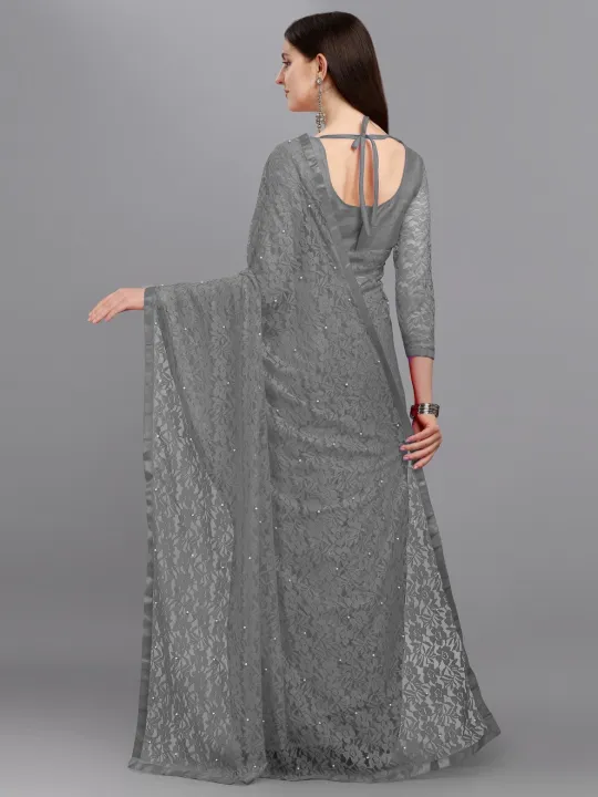 Self%20Design%20Bollywood%20Net%20Saree%20for%20Women%20Elegant%20Ethnic%20Wear%20-%20Image%204