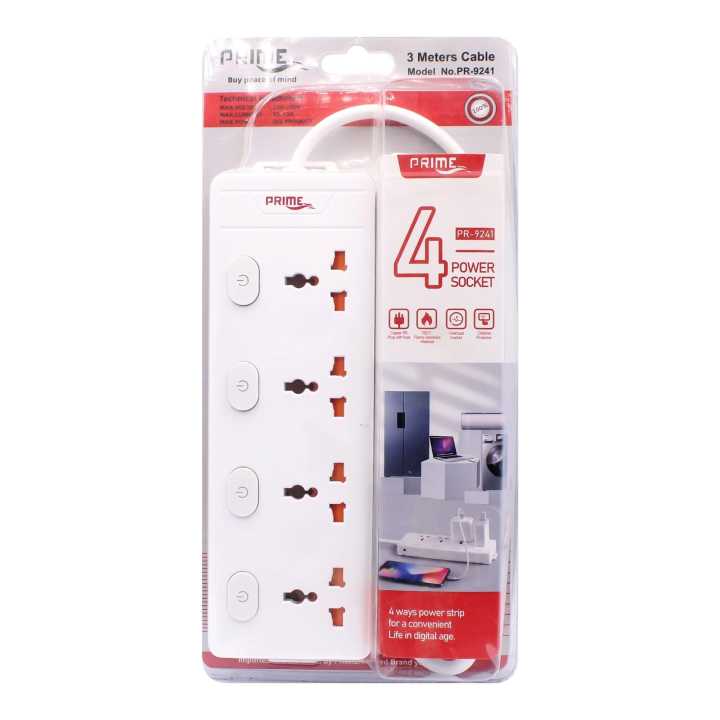 Prime 4 Power Socket Multiplug