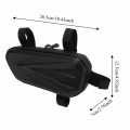 1 Pair Portable Hard Shell Motorcycle Triangle Bag Double Sealing Zipper EVA Motorcycle Side Bag Motorcycle Hanging Bag Bike Luggage. 