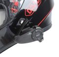 Q7 Motorcycle Helmet Intercom 800M with controller Bluetooth-compatible for 7 Riders group talk BT Interphone Headset. 