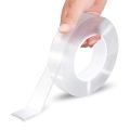 Double Sided Tape, Heavy Duty Self Adhesive Tape, Two Side Sticky Pads Strong Wall Adhesive Strips No Marks Reusable Removable Clear Tape for Picture Hanging, Carpet Glue. 