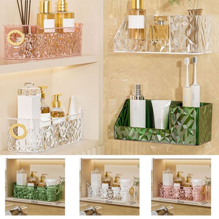 Plastic%20Cosmetic%20Storage%20Box%20Free%20Punch%20Wall%20Mounted%20Desktop%20Cabinet%20Storage%20Box%20Pattern%20Cosmetic%20Organizer%20Living%20Room%20-%20Image%204