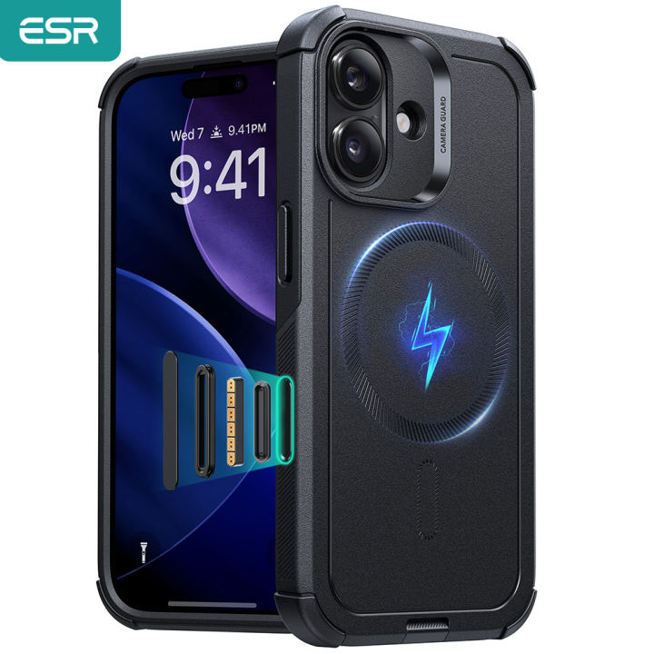 ESR for 17 Pro Max Case With Camera Control Button Military-Grade Protective Magnetic Phone Case For iPhone 16 17 17 Air 16 Pro