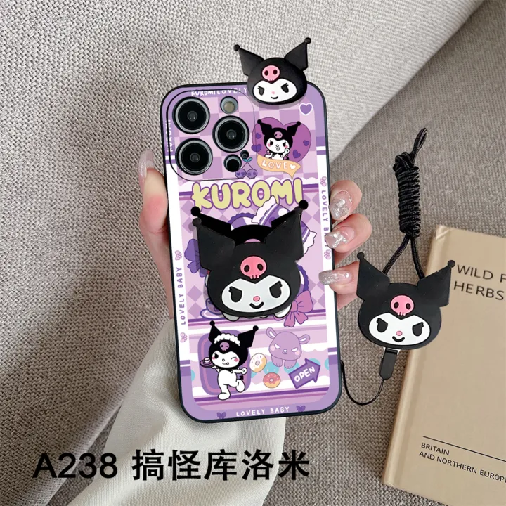 Kuromi%20Case%20OPPO%20F7%20F7%20Youth%20F9%20F11%20F17%20Pro%20F19%20F19%20Pro%20F21%20Pro%20Phone%20Case%20Fashion%20Cartoon%20Cute%20Kuromi%20with%20Lanyard%20Stand%20Holder%20Soft%20Silicone%20Rubber%20Shock-proof%20Back%20Cover%20-%20Image%207