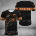 HOT KTM new T-shirt summer tops T-shirt new short-sleeved T-shirt men's Harajuku tops 2025 summer trend short-sleeved. 