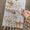 Pebbles Nepal Everyday Wear Unique and Fashionable 18 Pairs Hoop Earrings Set For Women | Fashion Hoop Earing Set For Women. 