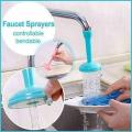 Adjustable Kitchen Splash Shower Faucet Regulator Sprinkler Head Nozzle Bathroom Tap Water Saving Device (Standard). 