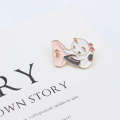 Haruku Style Cute Cartoon Cat Brooch for Women, Personalized Creative Backpack Pin Taobao Chest Badge. 