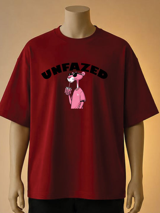 "UNFAZED"%20Pink%20Panther%20Graphic%20Printed%20T-Shirt%20-%20Blue,%20Brown,%20Cream,%20Maroon,%20White%20-%20Image%204