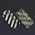Back Cover Geometry Phone Case For infinix Hot12 Play/NFC/X6816C Personality Masculine Kickstand Silicone Wrist Strap. 