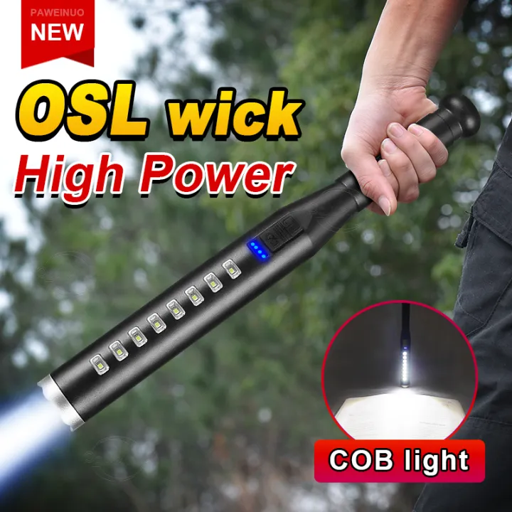 2025 NEW Baseball Bat LED Flashlights 5000LM Super Bright Baton COB ...