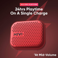 Mivi Roam 2 5W Portable Bluetooth Speaker | 24 Hrs Playtime. 