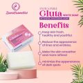Extra Pure Gluta White Soap by Zuwa Cosmetics Lightening | Whitens | Anti - Ageing | Anti Inflammatory - 135 gm. 