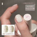 GAOY Goya Internet celebrity cheese material nail polish glue 2025 new ice cream sequin Christmas manicure. 