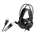 Xtrike Me GH-709 - Wired Gaming Headset, Backlit with Microphone, Black. 
