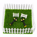 Room decoration Mini Fence Garden And Bonsai Decoration Fairy Tale Garden Fence Wooden Decoration DIY Handicraft Project Mini Picket Fence Junna. 