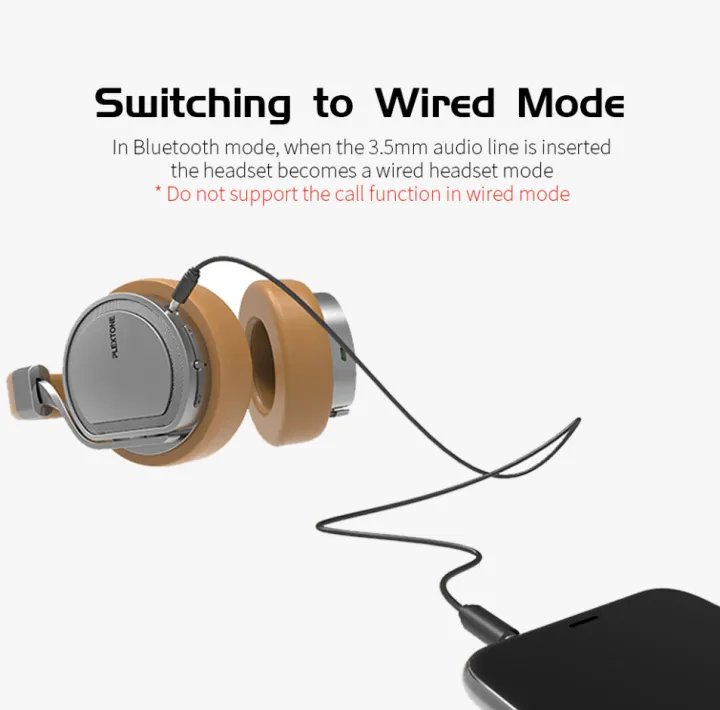Plextone%20BT270%20Wireless%20Bluetooth%20Headphone%20800mAh%208GB%20ROM%20MP3%20Heavy%20Bass%20Headset%20Earphone%20-%20Image%203