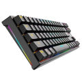 K71 Hotswappable Keyboard RGB Rainbow Mechanical Gaming Keyboard 71 Keys Detachable Cable - Hotswappable Blue Switch. 