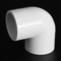 Nullmul 30 Pieces 20mm Dia 90 Angle Degree Elbow PVC Pipe Fittings Adapter Connector White. 