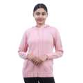 Pink Solid Hoodie For Women (SK-88). 